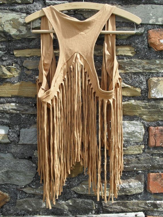 You can easily make this from a t-shirt. The fring...