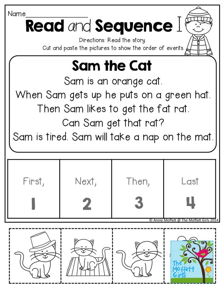 Read and Sequence!  Simple stories for beginning a...