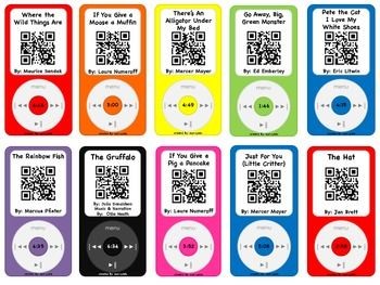 Listening Center with a Twist!  Student scan the Q...