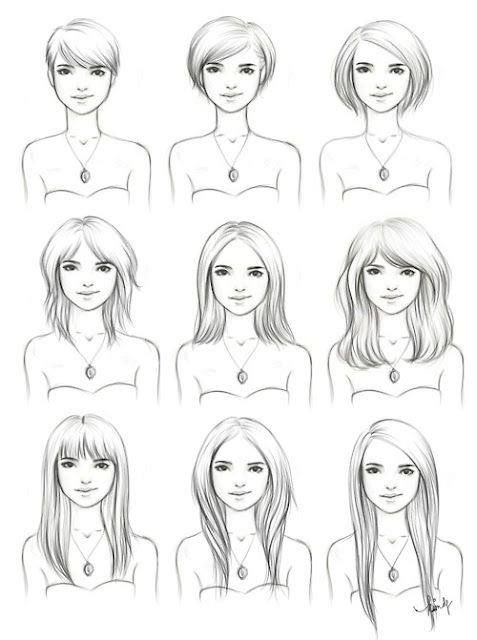Different hairstyles on a slightly Square to Oval...