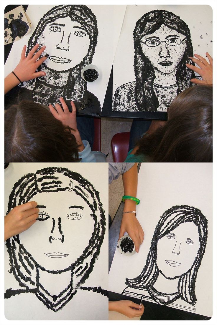 These are double self-potraits- the image is a sel...