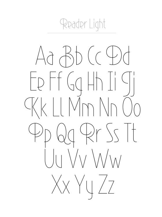 Reader font by Fontfabric , via Behance   I just l...
