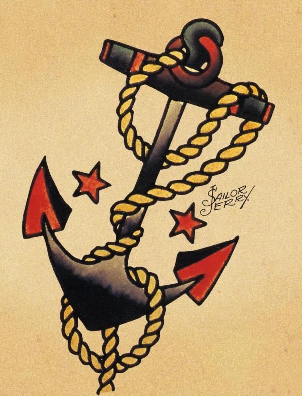 sailor jerry tattoos anchor