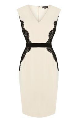 Pretty Lace Overlay Pencil Dress - I just tried on...