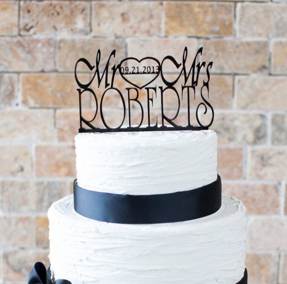 Wedding Cake Topper item number 10054 by VVDesigns...