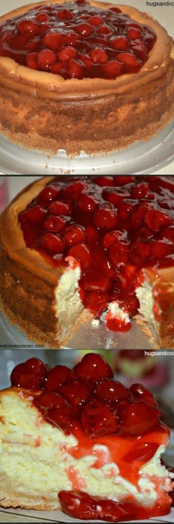 Cherry cheesecake is the perfect dessert. Be sure...