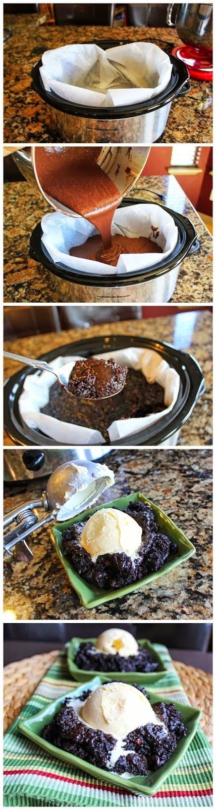 Chocolate Lava Cake (Crock Pot) - I think this was...