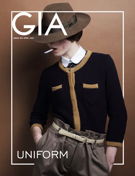 Gia Magazine 2011 | I really like the layering the...