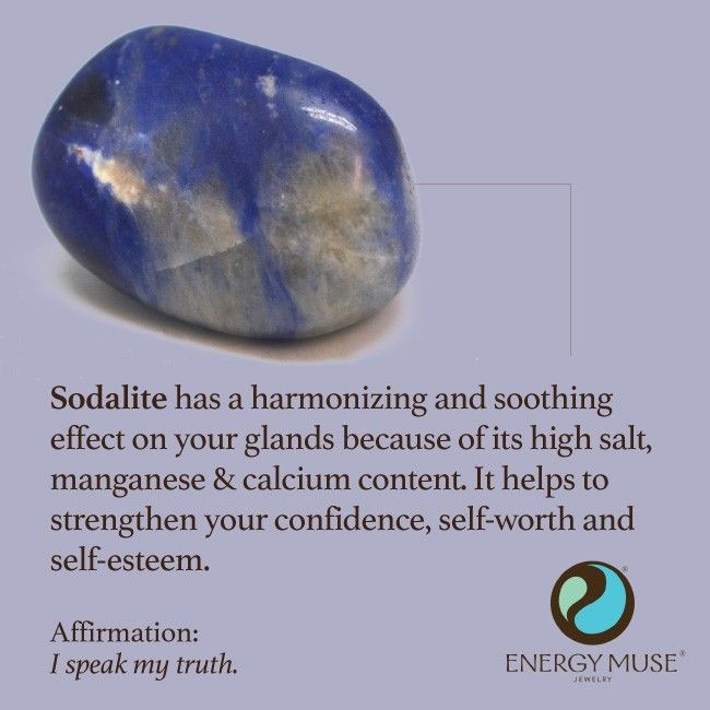 Sodalite has a harmonizing and soothing effect on...