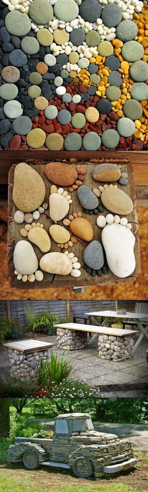 I might have to make a table out of these stones!...