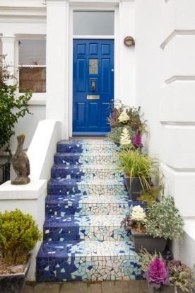 Mosaic Steps - front path