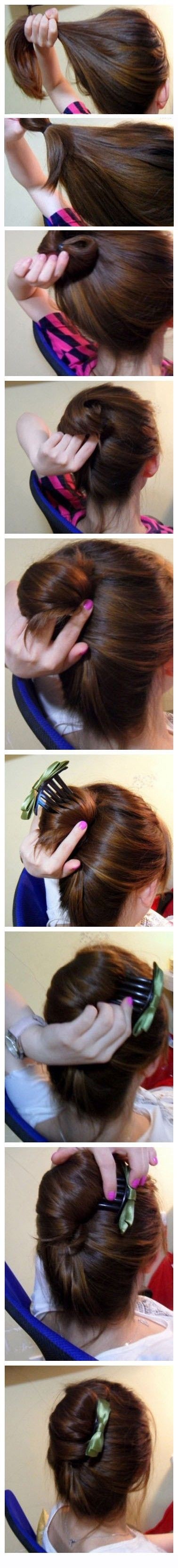 cheater french twist. pinner said: as someone who...