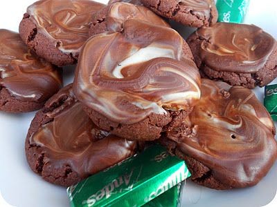 Andes Mint Cookies Recipe- they are so easy to mak...