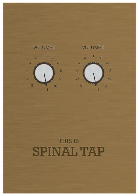 This is Spinal Tap. Speakers 11 lol. Christopher G...