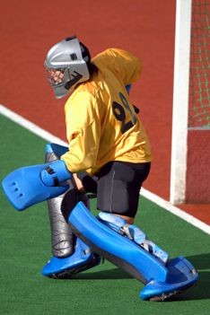 How to Warm up a Field Hockey Goalie |  1. A prope...