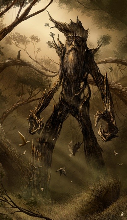 Fangorn or Treebeard by thalion-art. "My name is g...