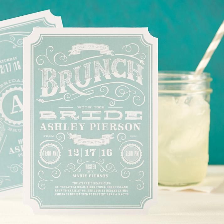 Brides-to-be love to brunch.