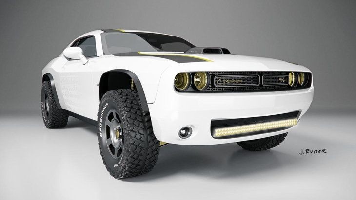 Off-road Dodge Challenger Hellcat? One designer as...