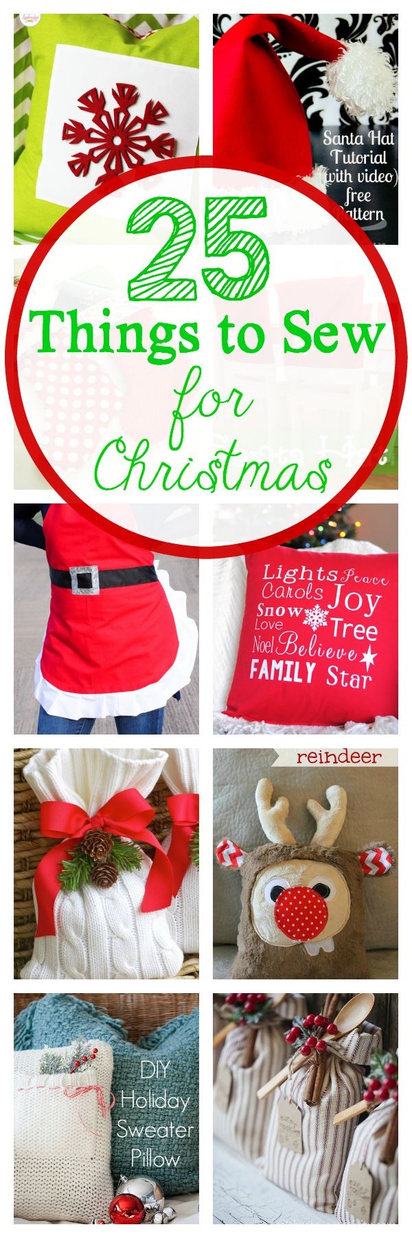 25 great things to sew for Christmas from stocking...