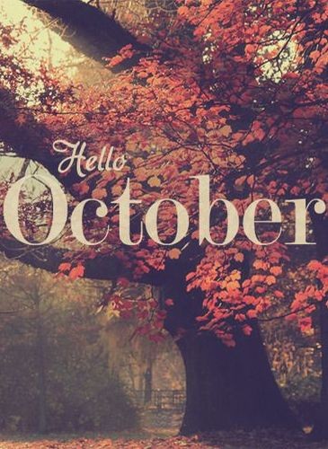 I love October. mine and my husbands birthday mont...