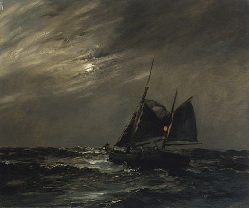 A midnight catch, Montague Dawson. English (1895 -...