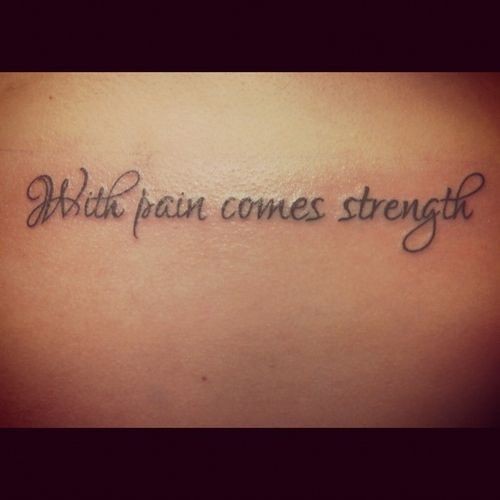 Quote Tattoo for Fashionistas