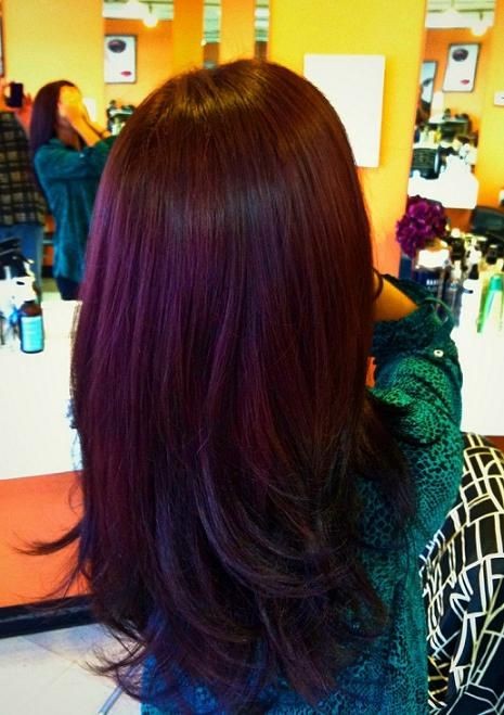 "Plum brown has been a popular trend for Fall 2013...