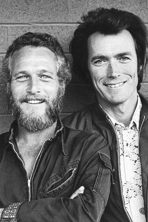 Paul Newman & Clint Eastwood, photographed by...
