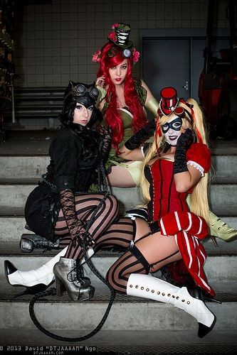 Catwoman, Poison Ivy, and Harley Quinn