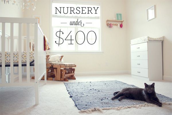 here's how to create a cute, cheap, DIY nursery wi...