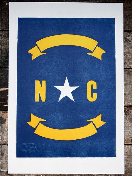 Hand-made prints by "The Old Try" -- North Carolin...