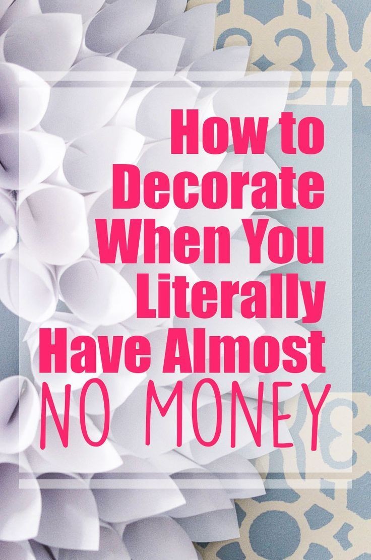 Do you want to create a beautiful home but money i...