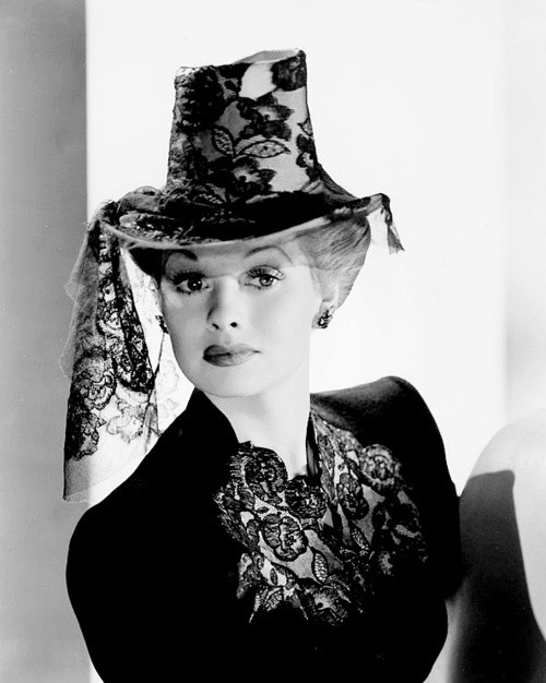 "Lovely in Lace" ~ Lucille Ball in a publicity pho...