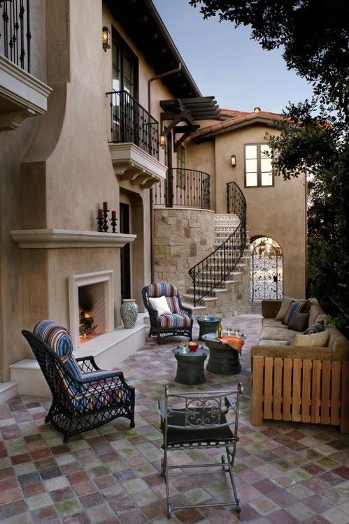 Ventura Beach outdoor courtyard by Tommy Chambers...