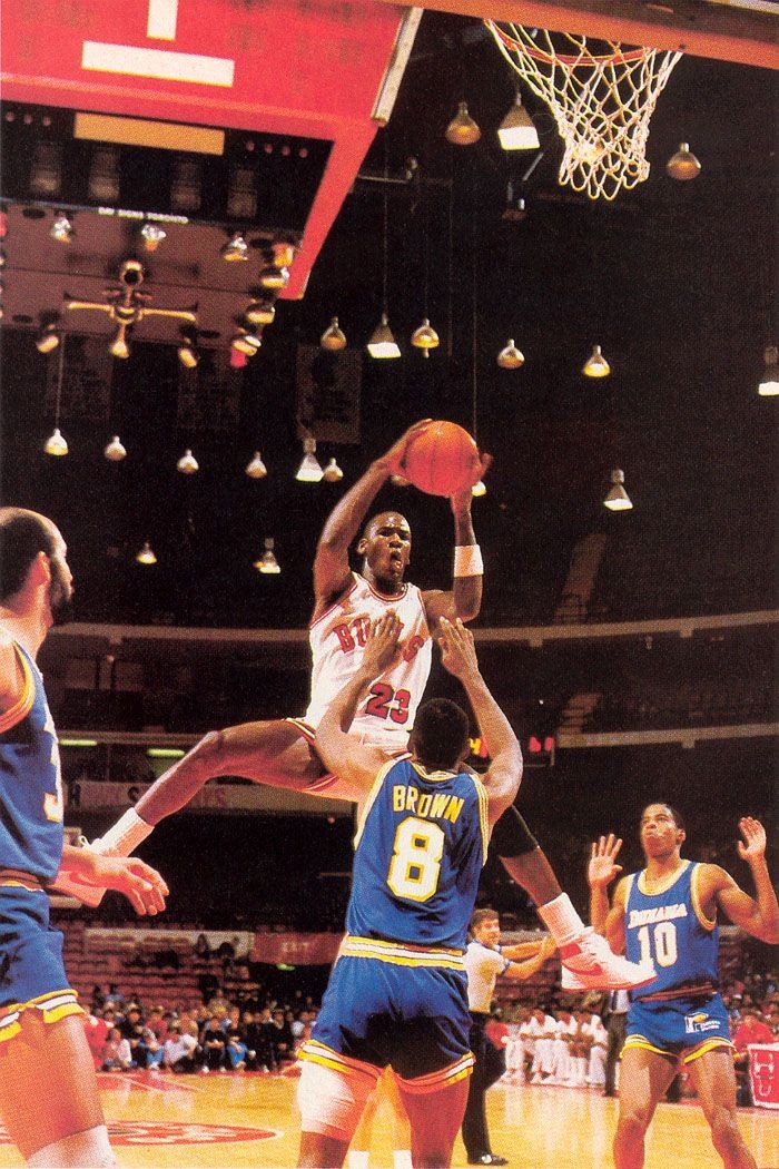 rookie Michael Jordan