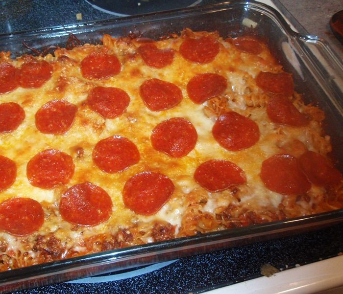 Weight Watchers Pizza casserole.. made this the ot...