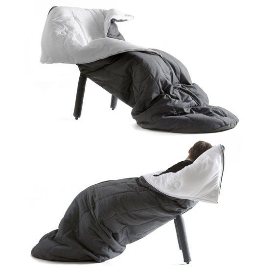 Sleeping bag chair. Perfect for falling asleep whi...