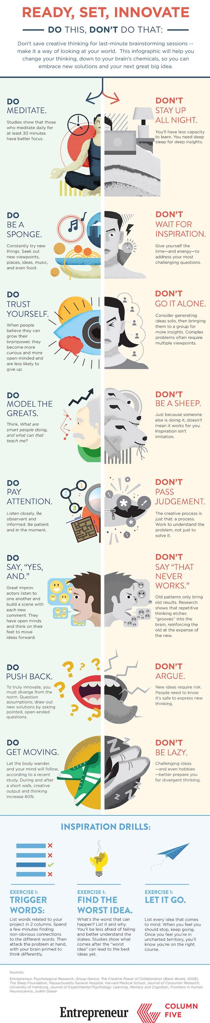 How You're Killing Your Own Creativity [Infographi...