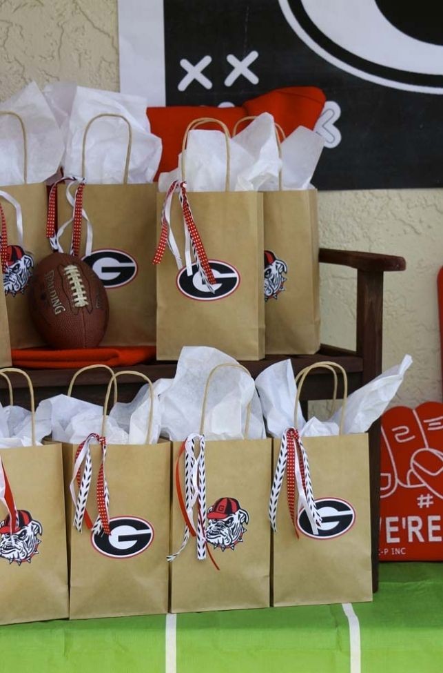 Football Birthday Party Favor Bags
