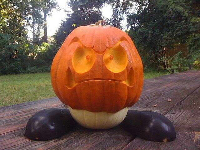Now that's how you carve a pumpkin! Super Mario Go...