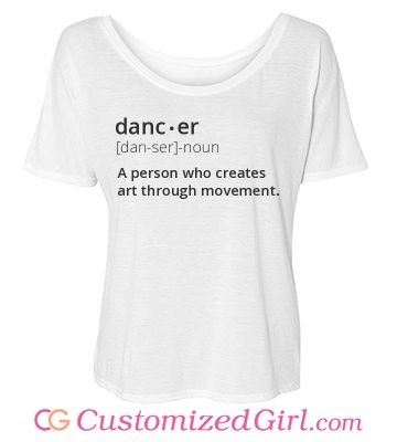 Custom Dance shirts, shorts, bags, and more from C...