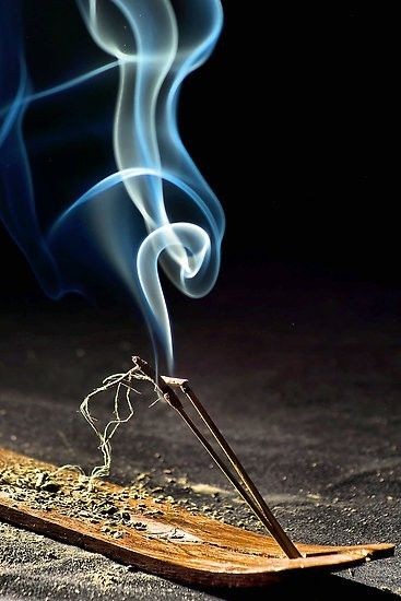 Incense  smoke...we use incense in our spiritual p...