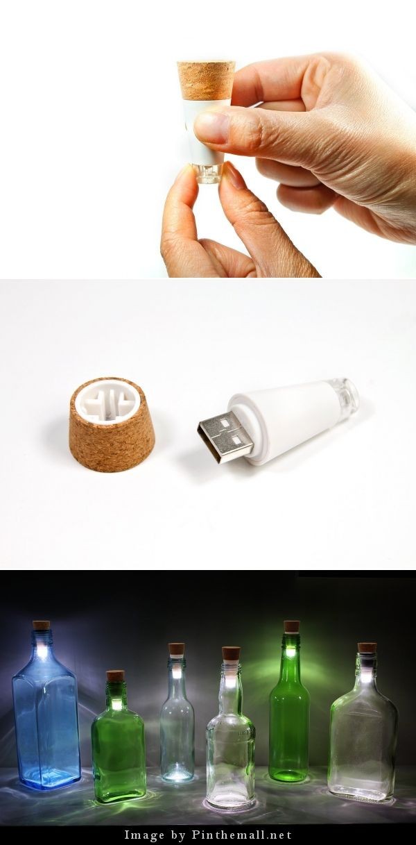 Bottlelight - a usb rechargeable LED light that fi...