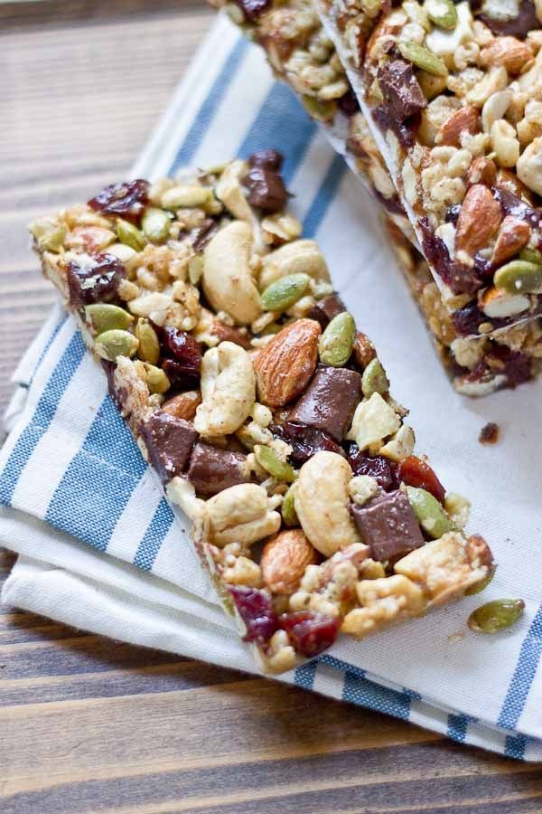 Healthy Homemade Granola Bars -