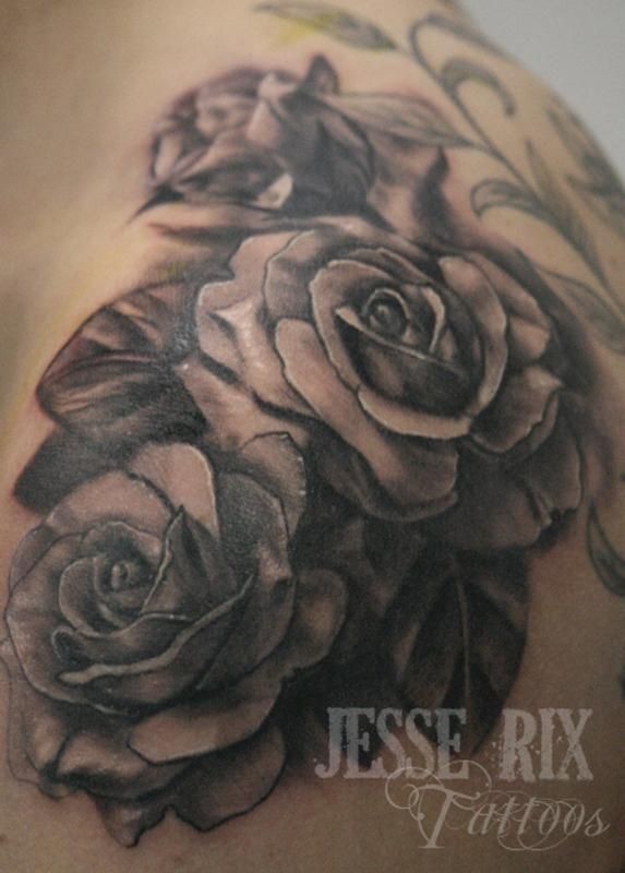 I love roses tattoos. I really like these.