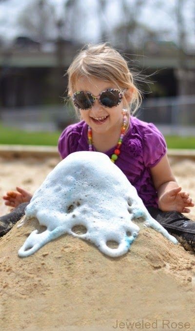 Making a sand volcano is tons of fun for kids! You...