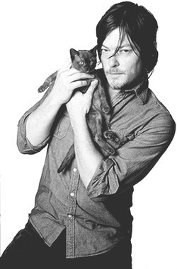 Is there anything sexier than a man with a cat? Oh...