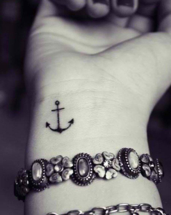 An anchor tattoo usually means stability, peace, s...