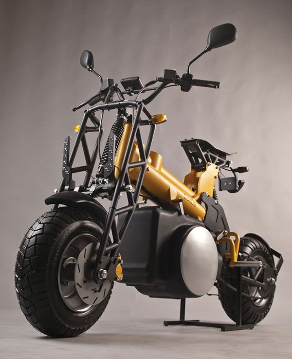 DonGo - Electric Modular Motorcycle by Otto Polefk...