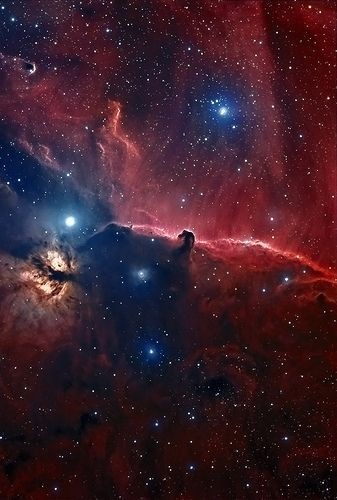 The famous Horsehead Nebula is about 1,500 light-y...